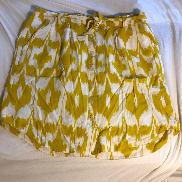 LOFT marigold, stretch waist skirt - Picture 5 of 9